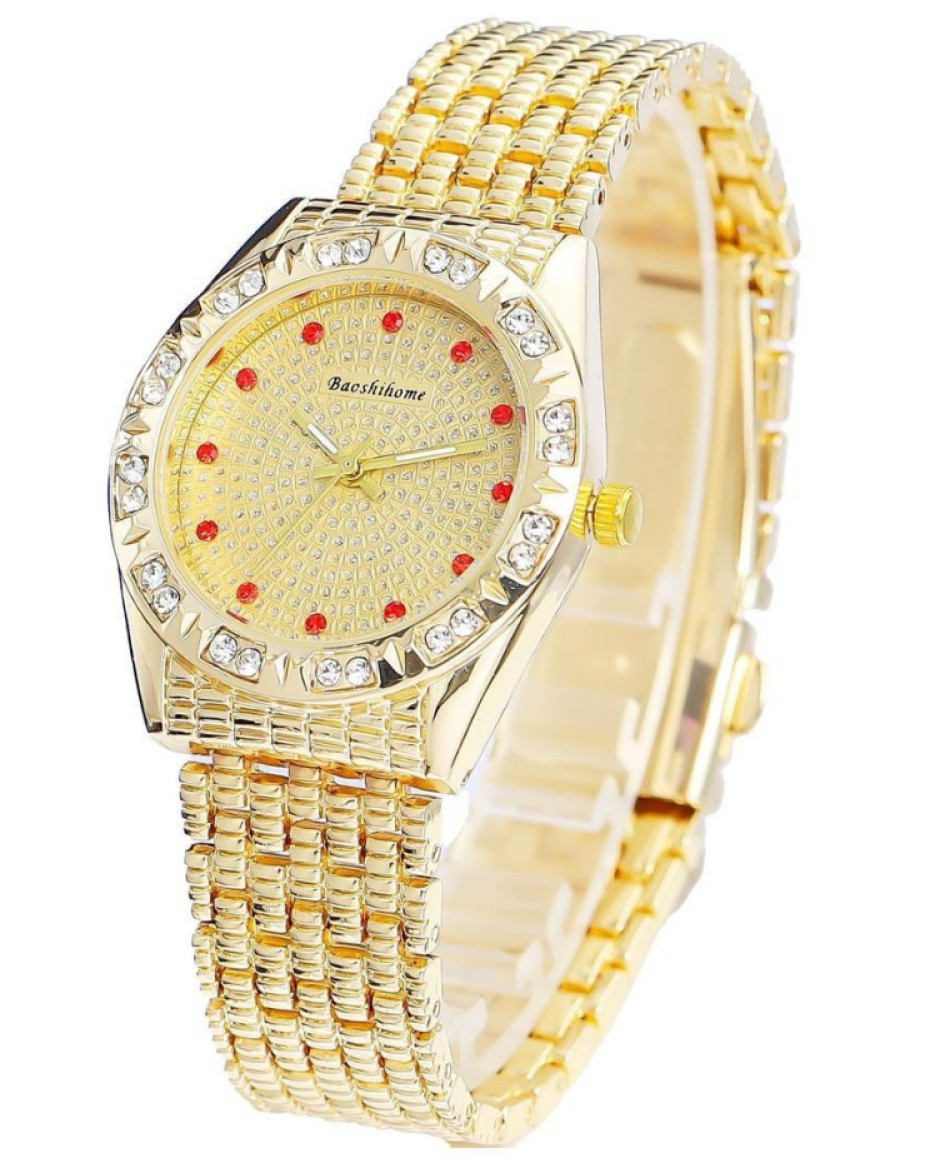 *QUALITY ANNIE &DANNY COUPLE STUDED WRISTWATCH