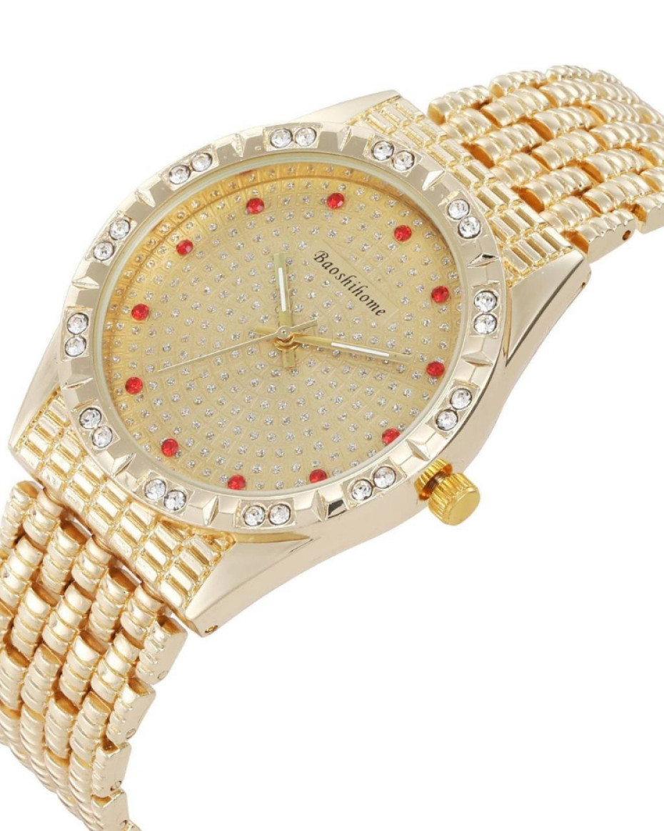 *QUALITY ANNIE &DANNY COUPLE STUDED WRISTWATCH