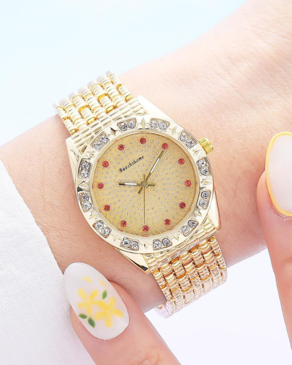 *QUALITY ANNIE &DANNY COUPLE STUDED WRISTWATCH