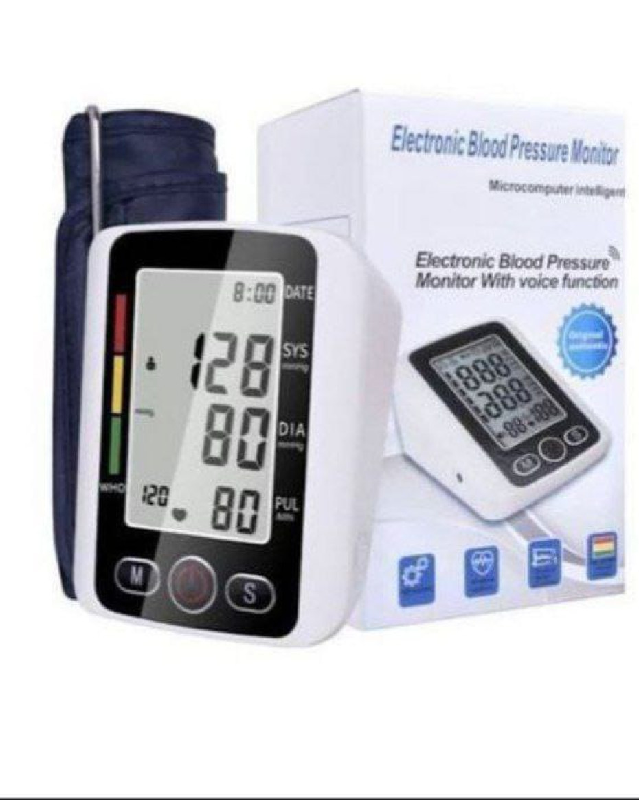 *Automatic Upper Arm Blood Pressure Monitor Pulse Meter BP Machine With voice...