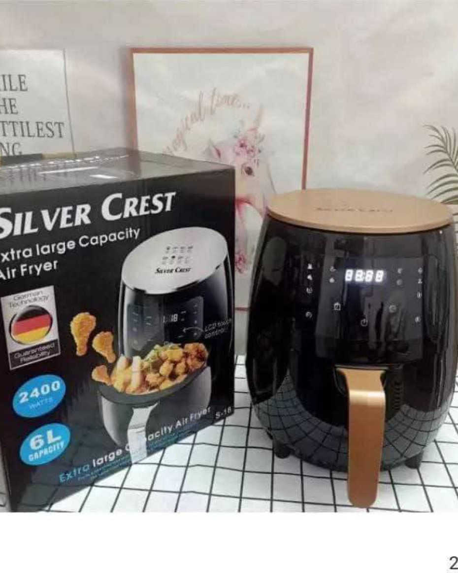6LTR SILVER CREST DIGITAL AIR FRYER...
