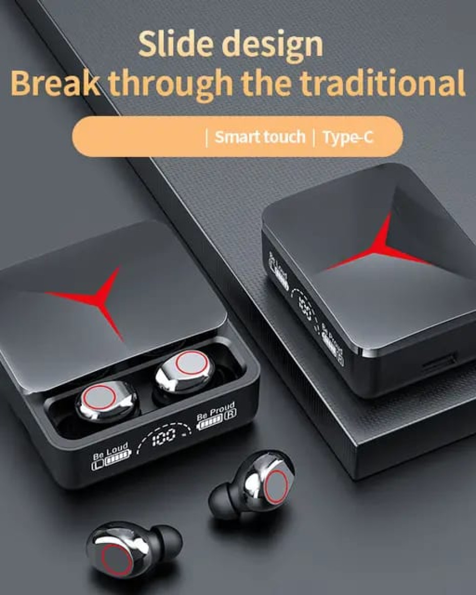 *M90 PRO FASHION SLIDE FINGER PRINT EARBUD