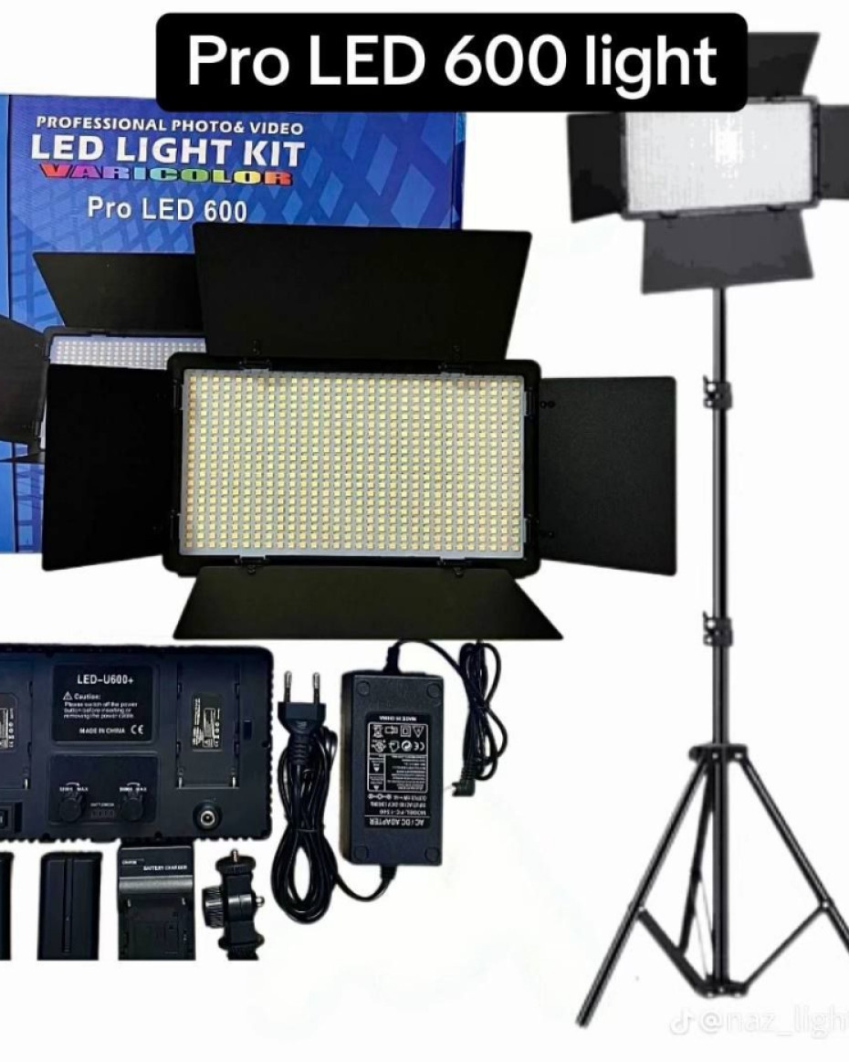 *PRO LED RGB PHOTO AND VIDEO LED LIGHT KIT WITH TRIPOD STAND....