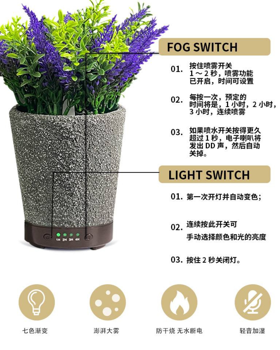Flower Pot Humidifier